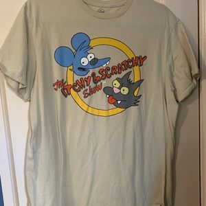 Simpsons Itchy and Scratchy Show Tshirt